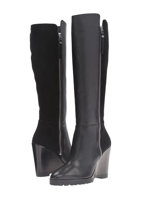 michael michael kors clara wedge boot 